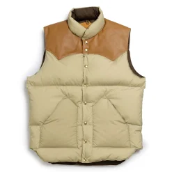 Rocky Mountain Featherbed Vests<Down Vest Tan