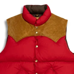 Rocky Mountain Featherbed Vests<Down Vest Red