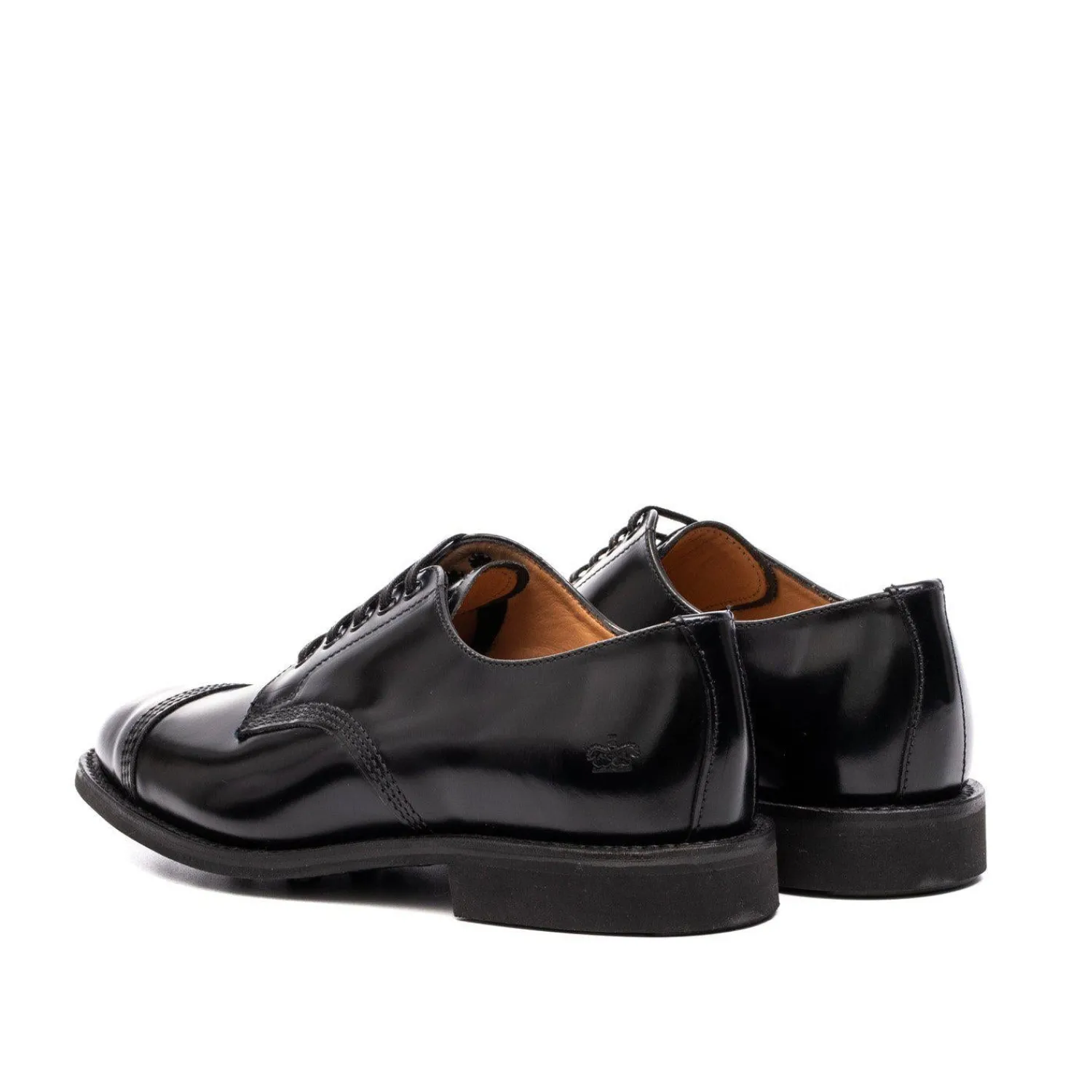 Sanders Sanders<Japan Picusa Gibson Toe Cap Shoe Black 1128B