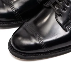 Sanders Sanders<Japan Picusa Gibson Toe Cap Shoe Black 1128B