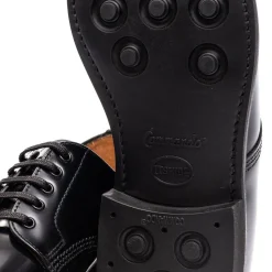 Sanders Sanders<Japan Picusa Gibson Toe Cap Shoe Black 1128B