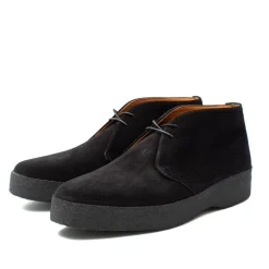 Sanders Sanders<Japan Sam Chukka Black Suede