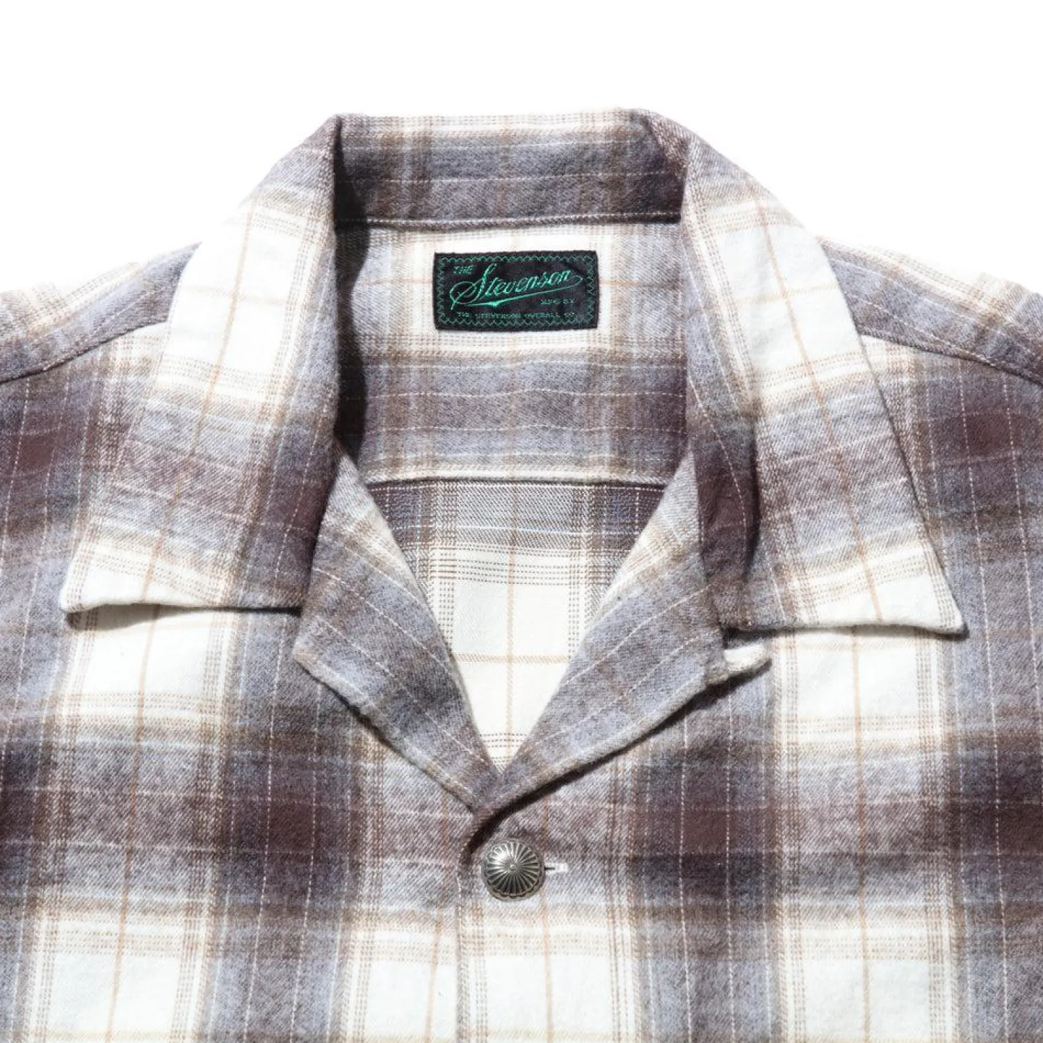 Stevenson Overall Shirts<Highroller Shirt White x Brown