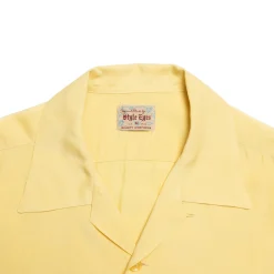 Style Eyes Shirts<by Toyo Enterprise Plain Bowling S/S Shirt Yellow