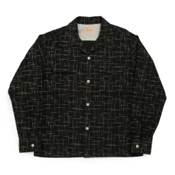 Style Eyes Shirts<Splash Flannel Sport Shirt Black