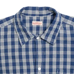 Sun Surf Shirts<by Union Supply Palaka Check Shirt Navy (One Wash)