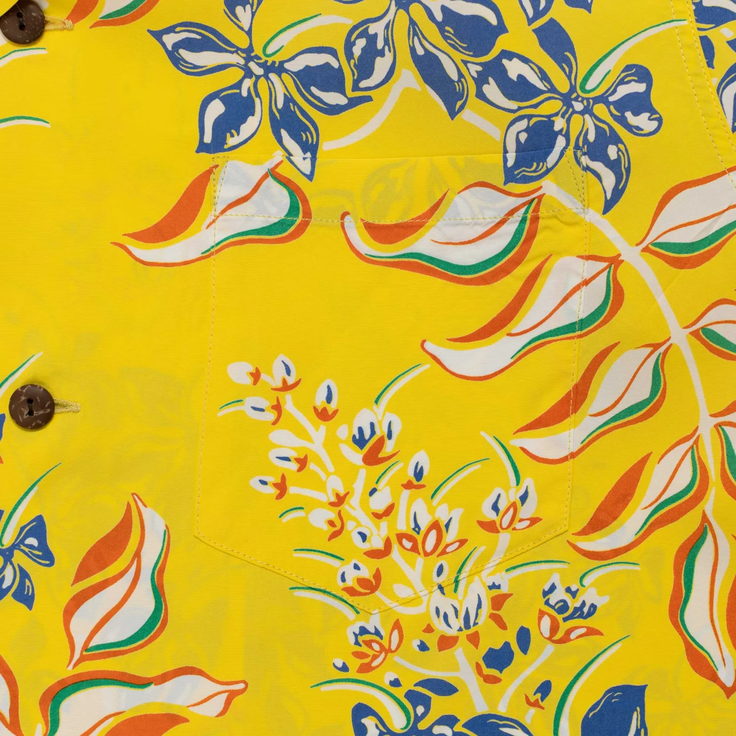 Sun Surf Shirts|Hawaiian Shirt<Ginger Lily Hawaiian Shirt Yellow