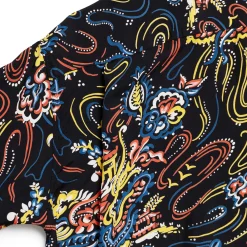 Sun Surf Shirts|Hawaiian Shirt<Guardian Spirit Hawaiian Shirt Black