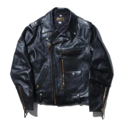 The Real McCoy's Leather Jackets|Jackets And Coats<Buco J-24 Leather Jacket Black