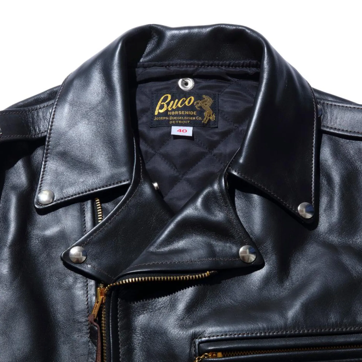The Real McCoy's Leather Jackets|Jackets And Coats<Buco J-24 Leather Jacket Black