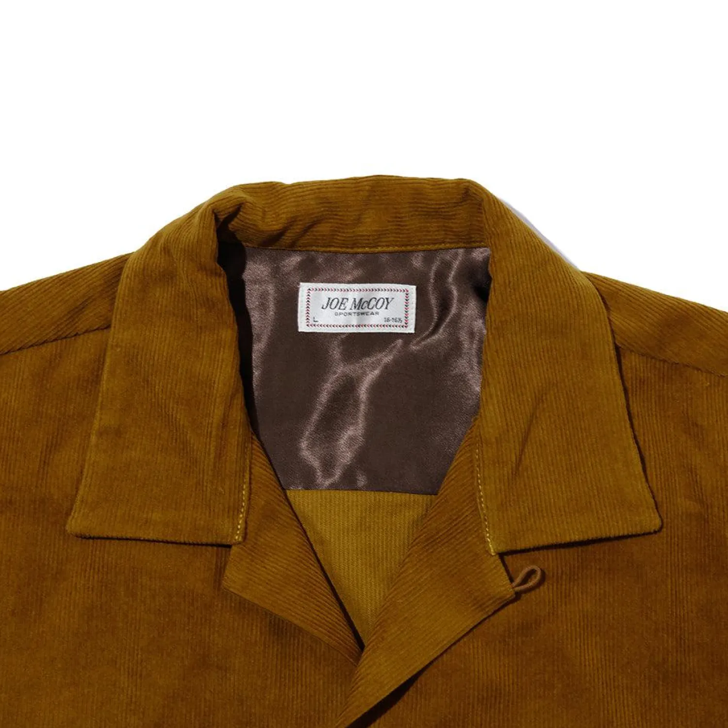 The Real McCoy's Shirts<Corduroy Open Collar Shirt Mustard