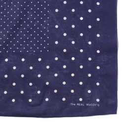 The Real McCoy's Bandanas<'Dot' Bandana Navy