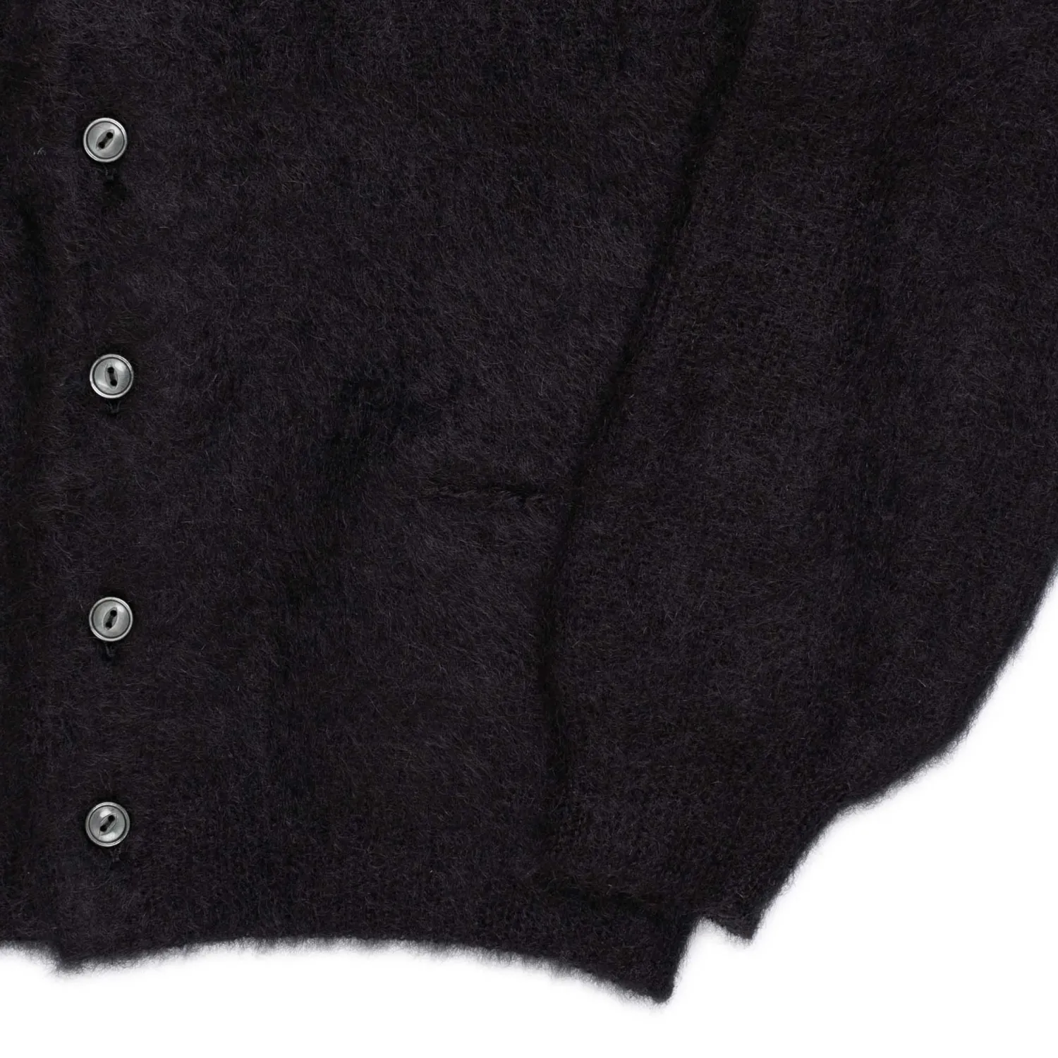 The Real McCoy's Knitwear<Joe McCoy Mohair Cardigan Black