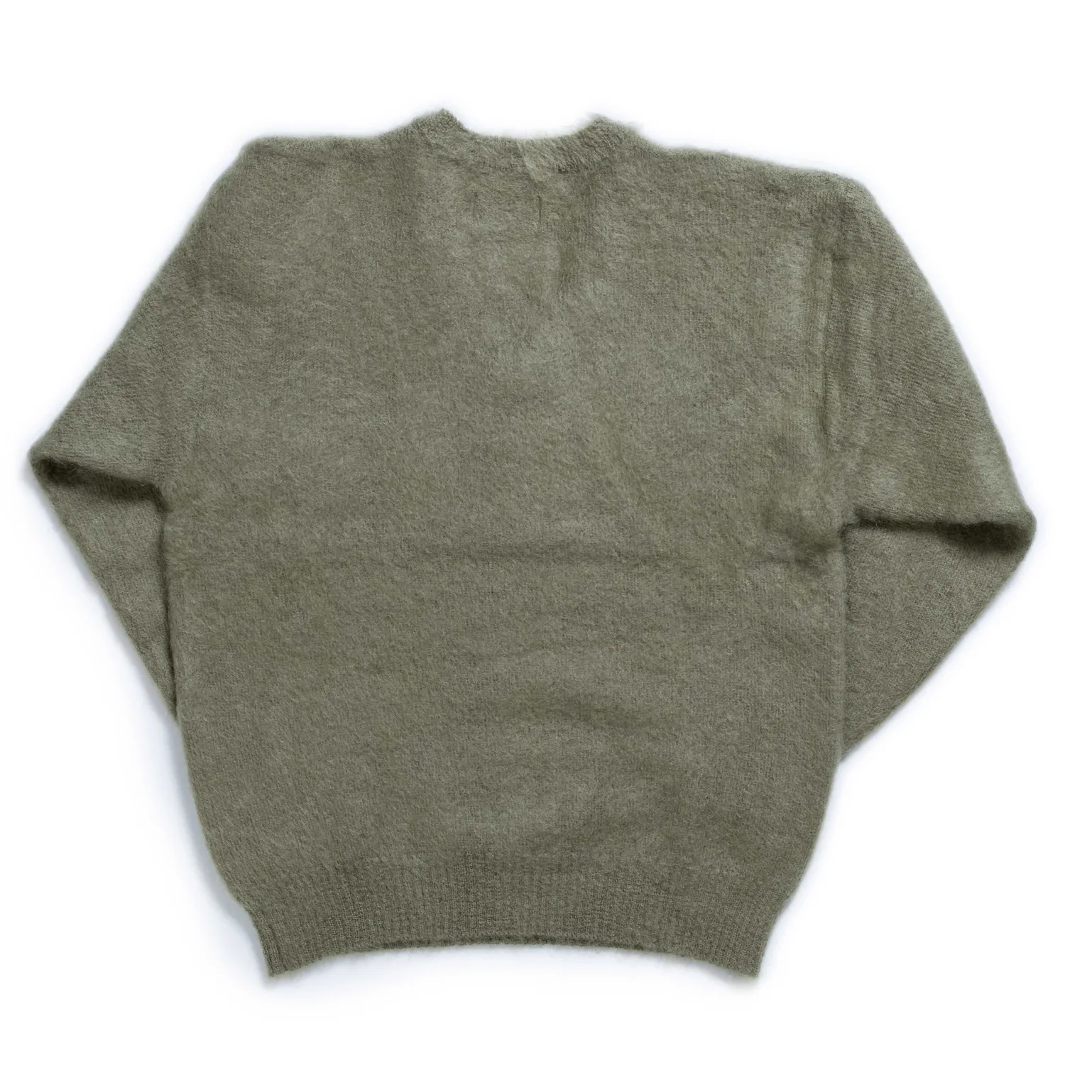 The Real McCoy's Knitwear<Joe McCoy V-Neck Mohair Sweater Mint