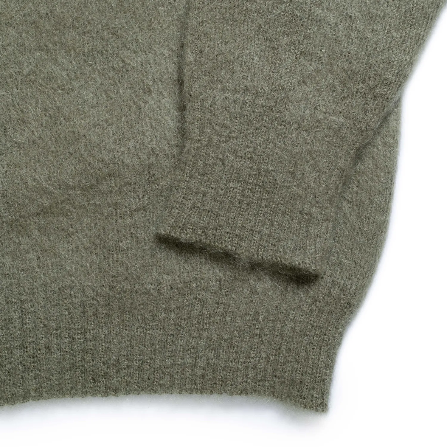 The Real McCoy's Knitwear<Joe McCoy V-Neck Mohair Sweater Mint