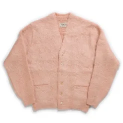 The Real McCoy's Knitwear<Joe McCoy Mohair Cardigan Flamingo