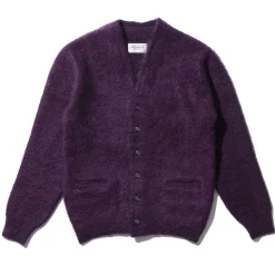The Real McCoy's Knitwear<Joe McCoy Mohair Cardigan Purple