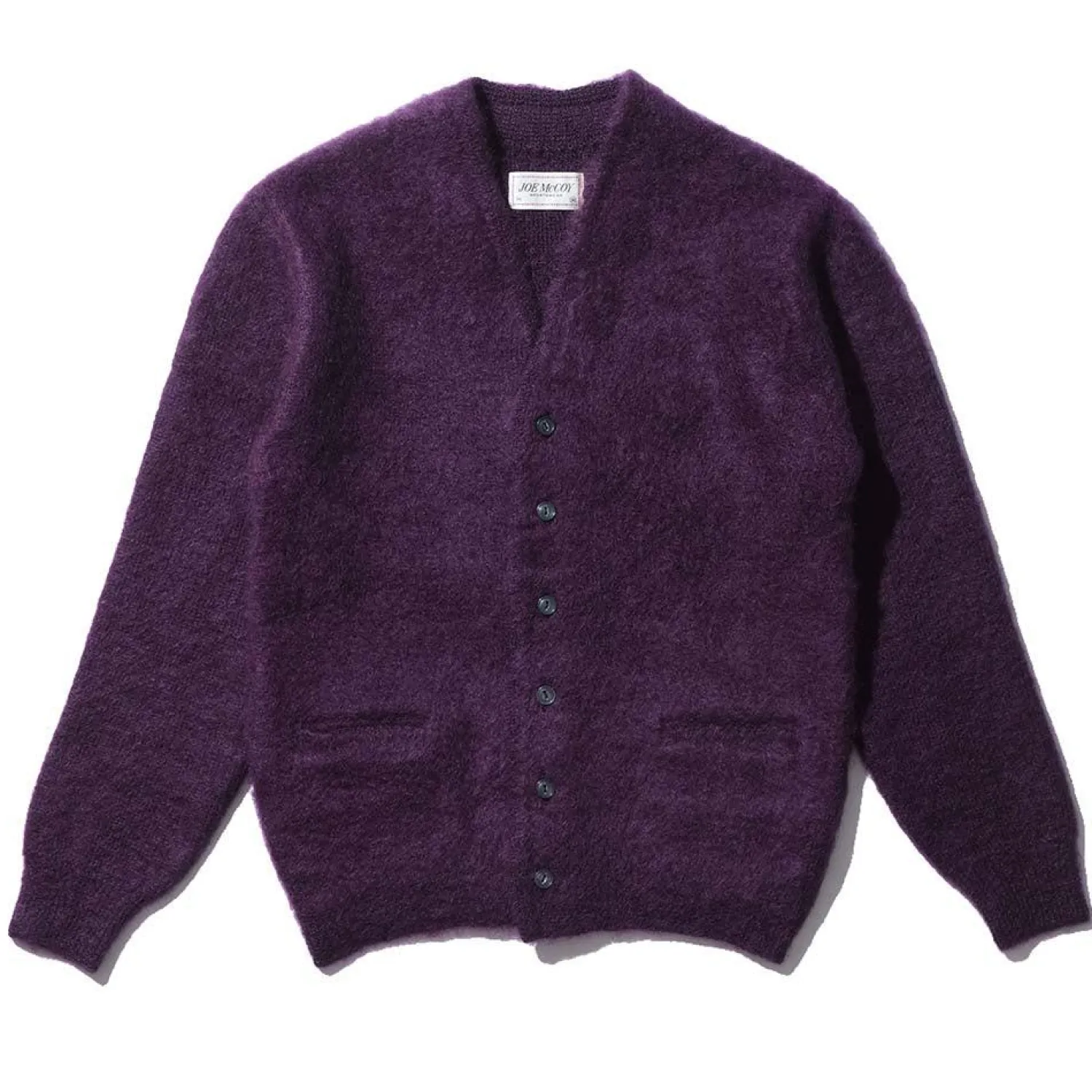 The Real McCoy's Knitwear<Joe McCoy Mohair Cardigan Purple