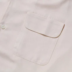 The Real McCoy's Shirts<Open Collar Rayon Shirt Ecru