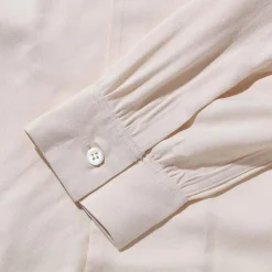 The Real McCoy's Shirts<Open Collar Rayon Shirt Ecru