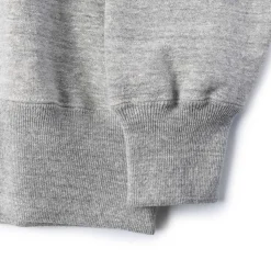The Real McCoy's Sweatshirts & Hoodies<10.oz Loopwheel 1/4 Zip Sweatshirt Grey