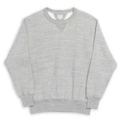The Real McCoy's Sweatshirts & Hoodies<10.oz Loopwheel Sweatshirt Grey