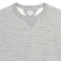 The Real McCoy's Sweatshirts & Hoodies<10.oz Loopwheel Sweatshirt Grey