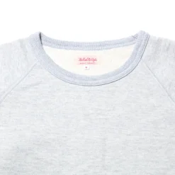 The Real McCoy's Sweatshirts & Hoodies<9.oz Loopwheel Raglan Sleeve Sweatshirt Ash Grey