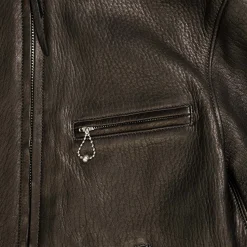 The Real McCoy's Leather Jackets|Jackets And Coats<30s Sports Jacket / Freeman Deerskin Black