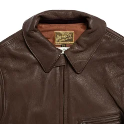The Real McCoy's Leather Jackets|Jackets And Coats<30s Sports Jacket / Freeman Deerskin Brown