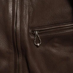 The Real McCoy's Leather Jackets|Jackets And Coats<30s Sports Jacket / Freeman Deerskin Brown