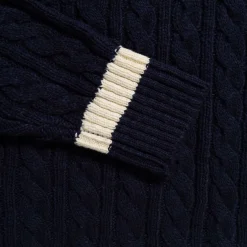 The Real McCoy's Knitwear<Tilden Knit Sweater Navy