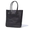 Vasco Vasco<Leather Old Tote Bag Black