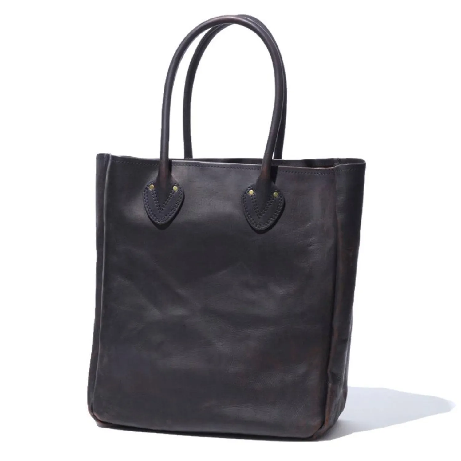 Vasco Vasco<Leather Old Tote Bag Black