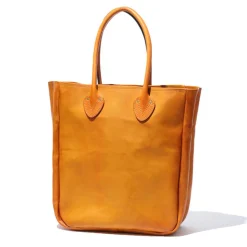 Vasco Vasco<Leather Old Tote Bag Mustard Camel