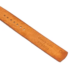 Vasco Vasco<VSCC-640G10 Leather NATO Watch Strap Natural