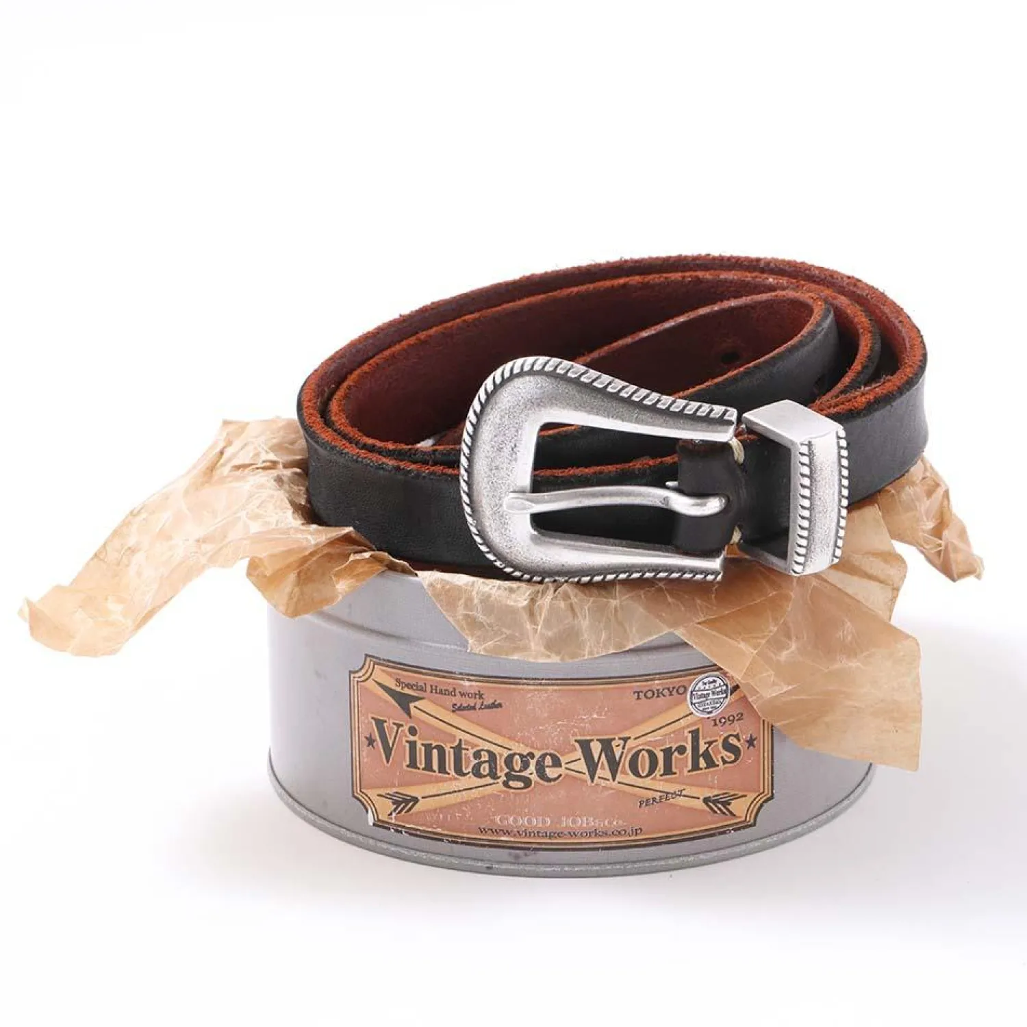 Vintage Works Vintage Works<DH5738 Chasin' Belt Black
