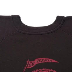 Warehouse & Co Sweatshirts & Hoodies<Lot. 4084 'Tick Tech' S/S Sweatshirt Charcoal