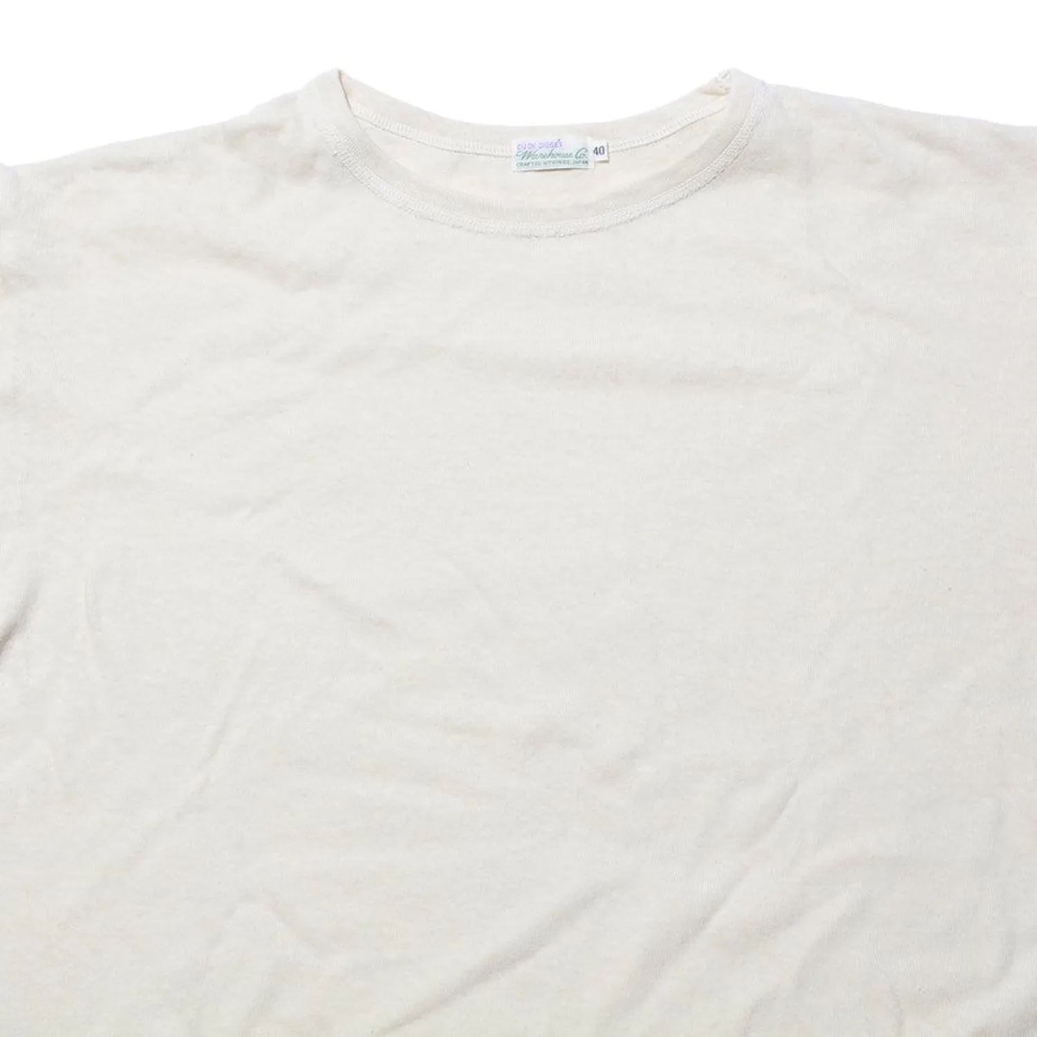 Warehouse & Co T-shirts & Undershirts<Lot. 4091 USN Skivvy T-Shirt Natural