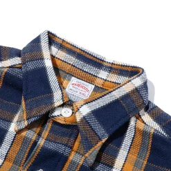 Warehouse & Co Shirts<Lot. 3104B Flannel Shirt 1-Navy