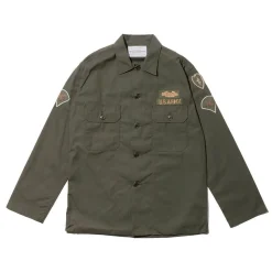 Warehouse & Co x John Gluckow Shirts<Warehouse & Co. x John Gluckow PX Poplin Shirt Olive