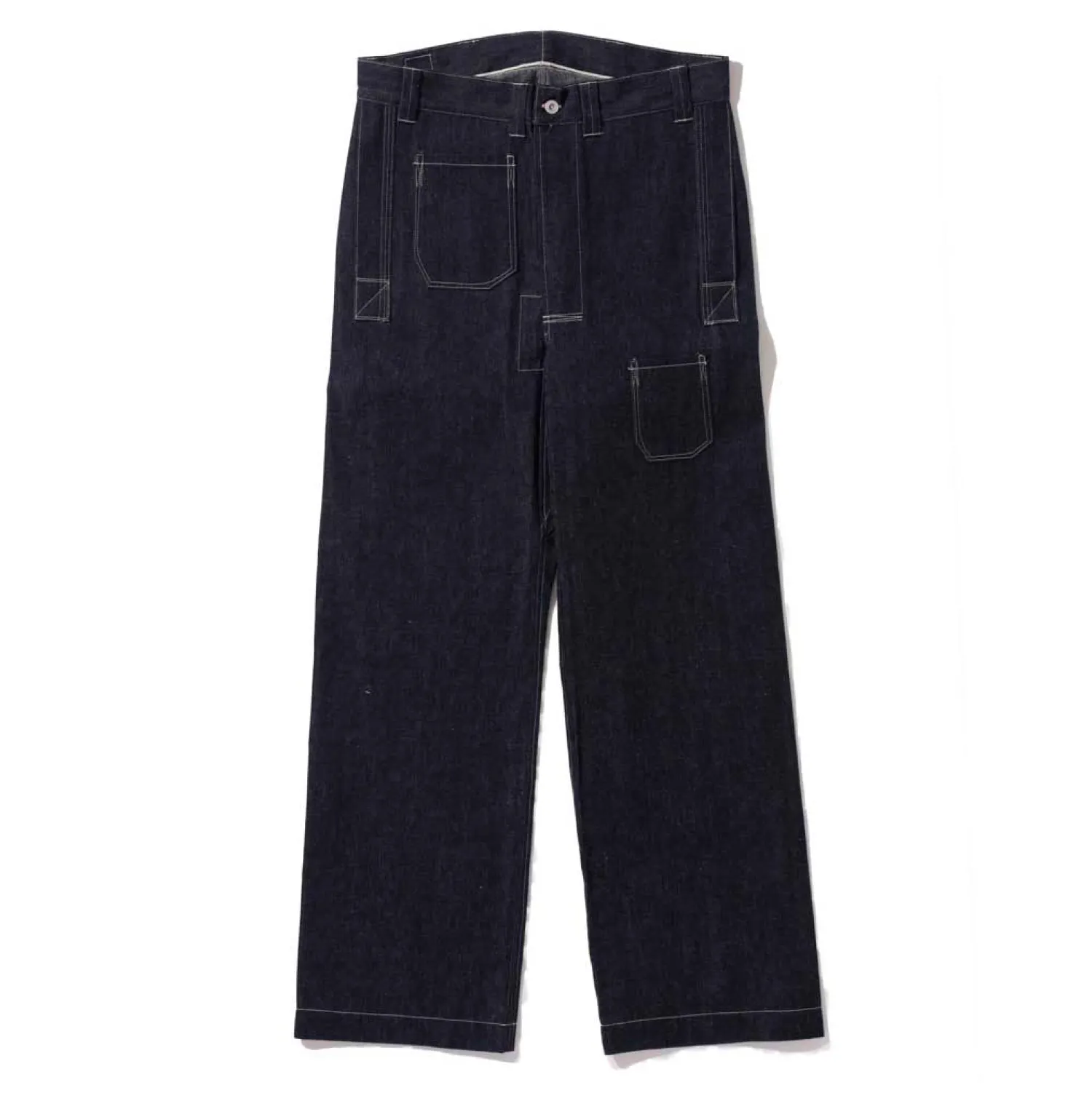 Warehouse & Co x John Gluckow Pants & Trousers<Warehouse & Co. x John Gluckow Netmaker's Trousers Indigo