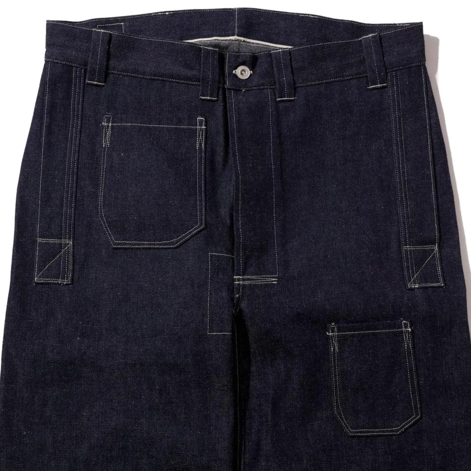 Warehouse & Co x John Gluckow Pants & Trousers<Warehouse & Co. x John Gluckow Netmaker's Trousers Indigo