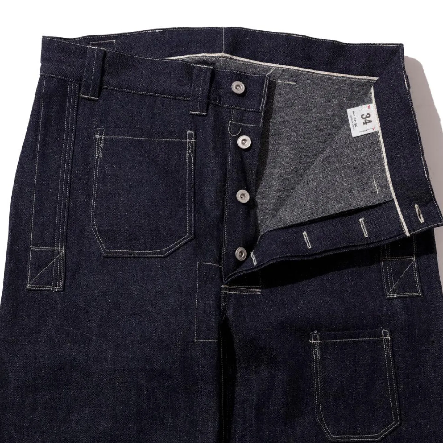 Warehouse & Co x John Gluckow Pants & Trousers<Warehouse & Co. x John Gluckow Netmaker's Trousers Indigo