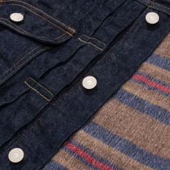 Warehouse & Co Jacket<. 2002XX Blanket Lined Denim Jacket