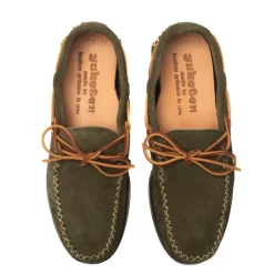 Yuketen Yuketen<Canoe Moc w/ Camp Sole FO Olive