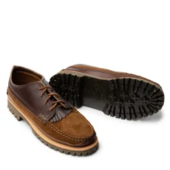 Yuketen Yuketen<Semi Handsewn Maine Guide Ox DB w/Kiltie FO Snuff x G Brown