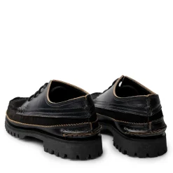 Yuketen Yuketen<Semi Handsewn Maine Guide Ox DB w/Kiltie Black