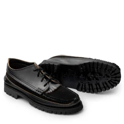 Yuketen Yuketen<Semi Handsewn Maine Guide Ox DB w/Kiltie Black